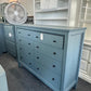 American signature dark blue dresser
