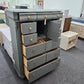 American Signature pewter green chest
