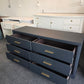 6 drawers inkwell dresser