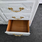 French provincial white lacquered dresser