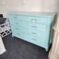 Blue Lacquered Liberty dresser