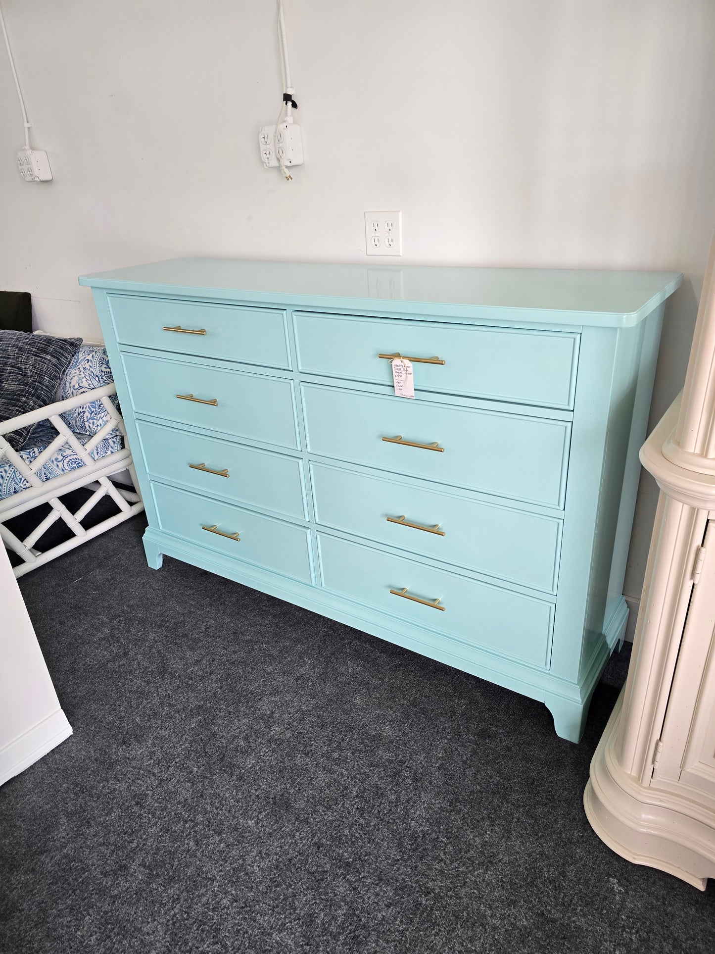 Blue Lacquered Liberty dresser