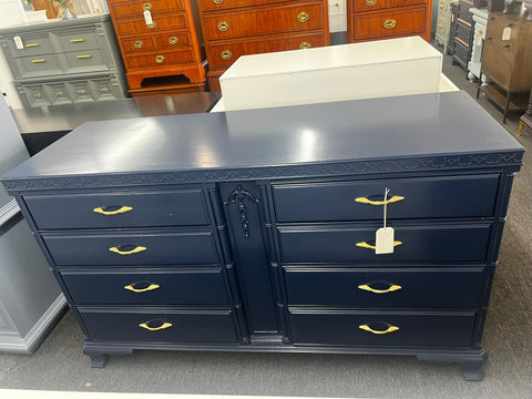 All solid wood navy dresser