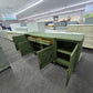 Solid wood french provincial green cabinet