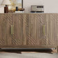 Modern walnut sideboard- new