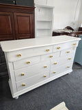 Stanley lacquered white dresser