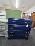 Solid wood Kincaid blue chest