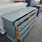 Colezione Europa blue 8 drawers dresser