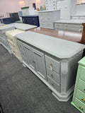 Gray 2 doors / 6 drawers cabinet