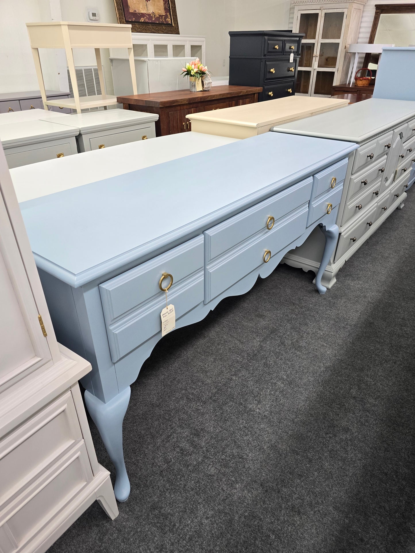 American Drew blue buffet