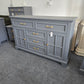 Lane dark gray dresser