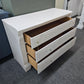Vintage pale pink 3 drawers dresser