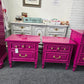 Dixie Regency pair of nightstands lacquered