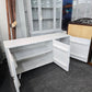 Rustic white lacquered cabinet