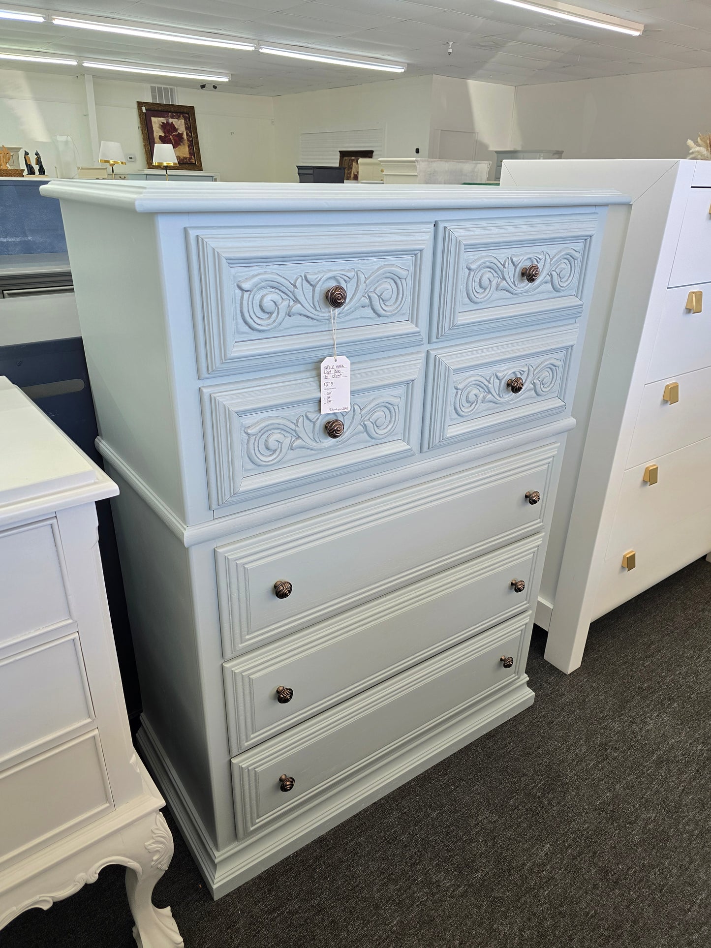 Style Mark light blue vintage chesy