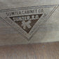Solid wood gray/blue SUMTER lingerie chest