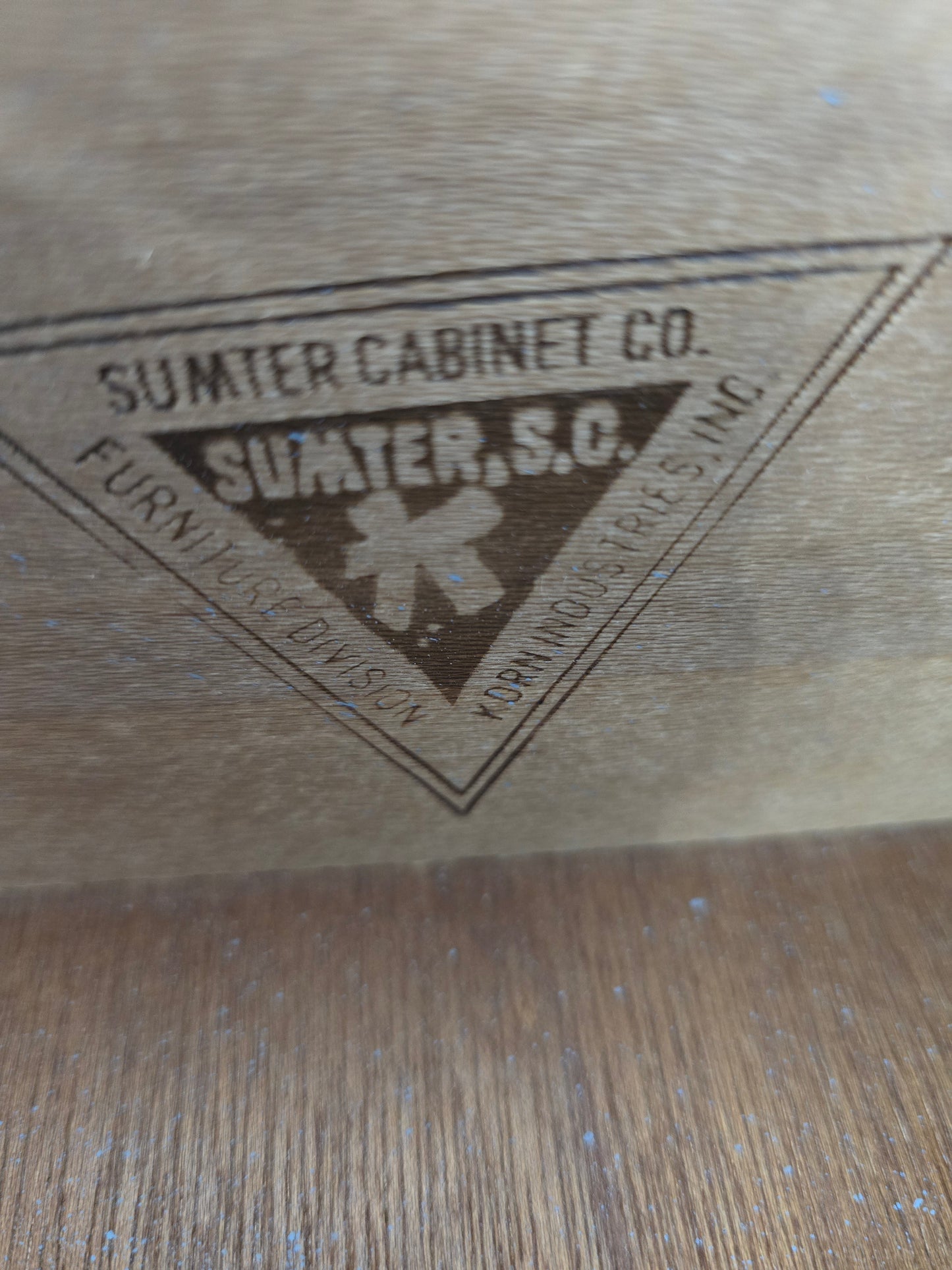 Solid wood gray/blue SUMTER lingerie chest