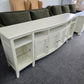 Cream long tv stand
