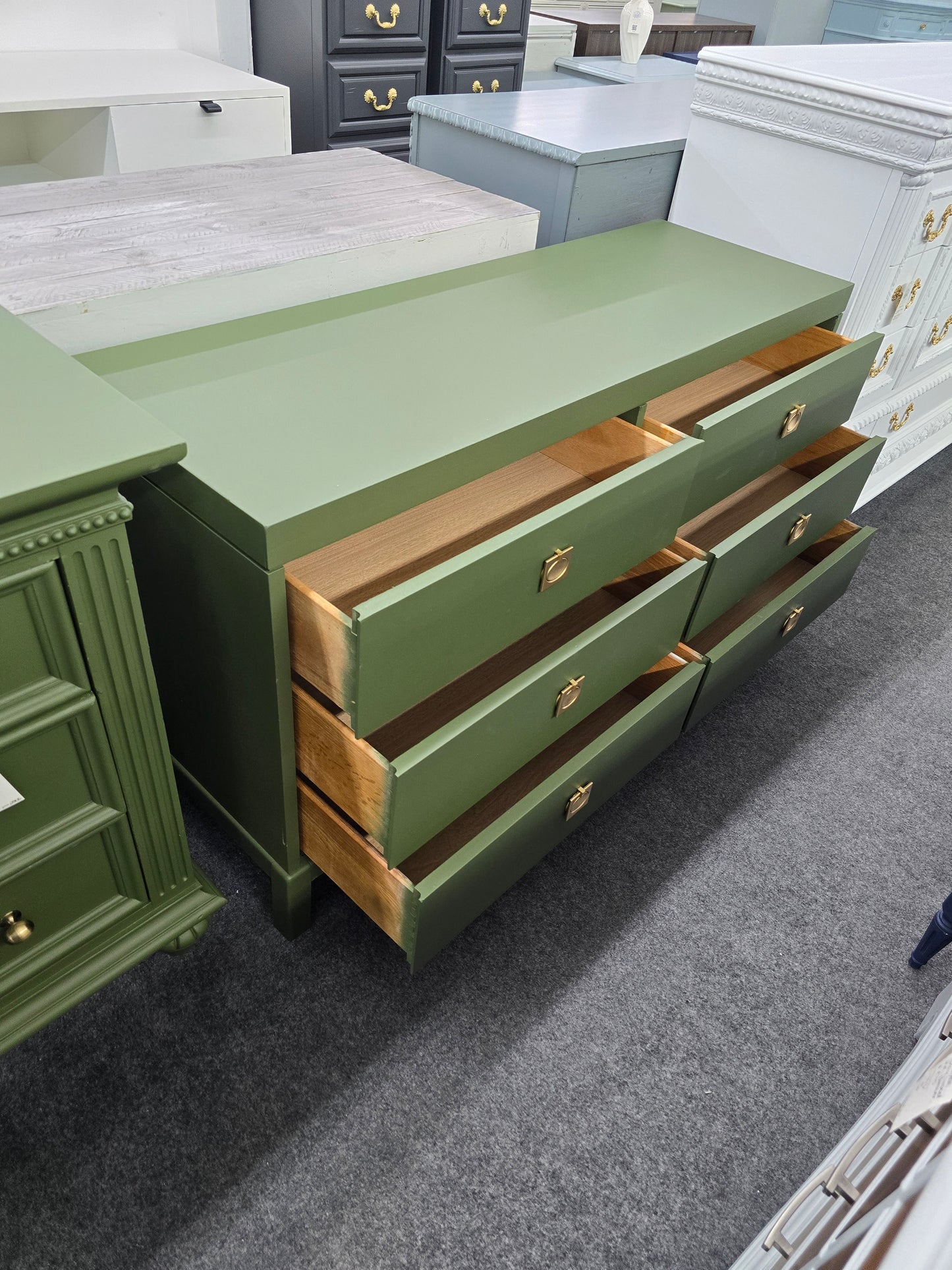 Secret garden green Lane dresser MCM