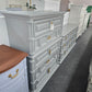 Bassett gray vintage chest