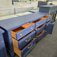 Thomasville navy blue Regency dresser