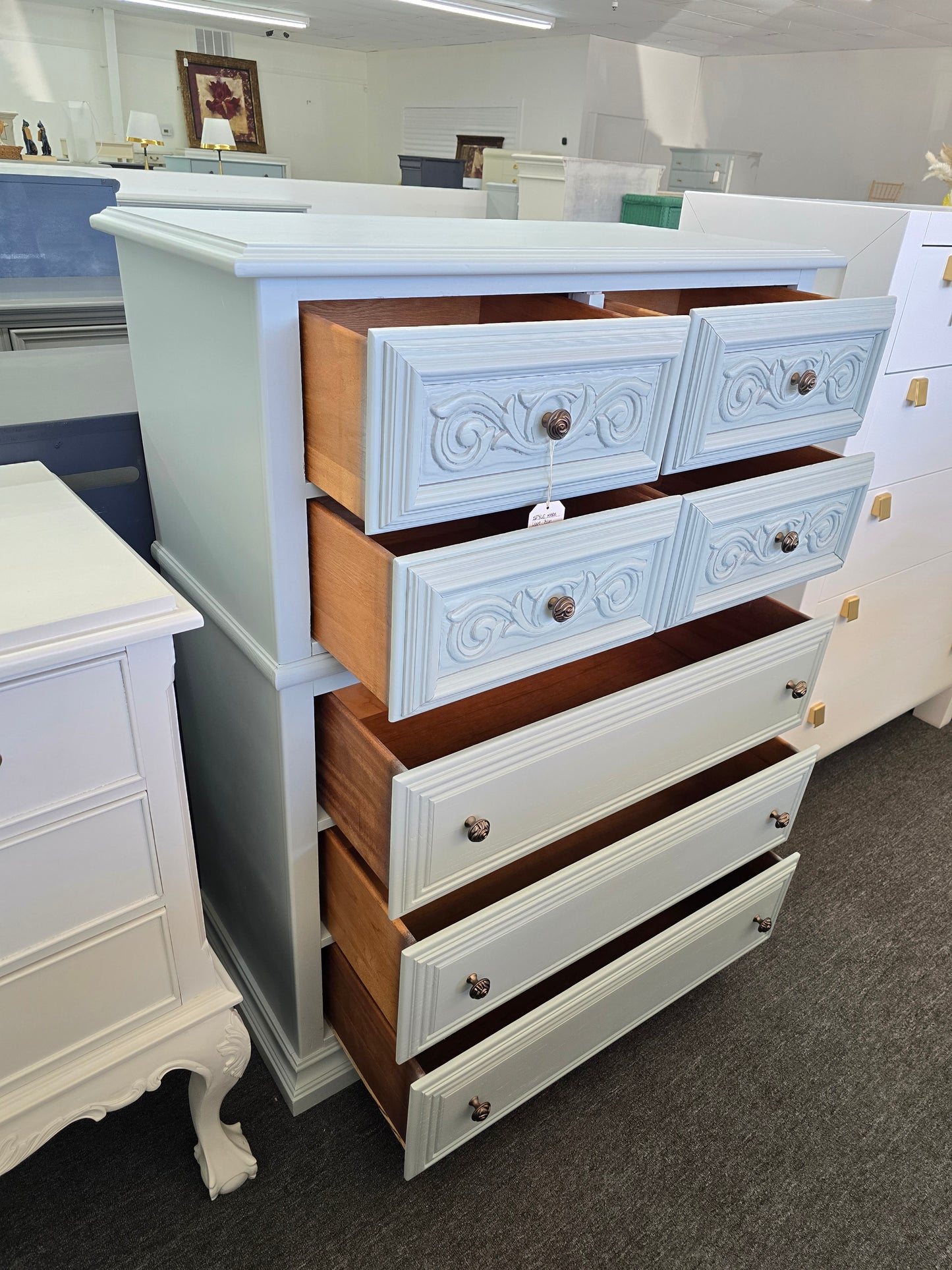 Style Mark light blue vintage chesy