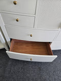 Alabaster 8 drawers 2 doors dresser