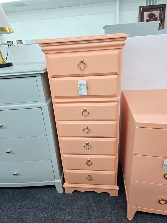 Cute soft orange lingerie chest