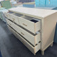 7 drawers beige dresser