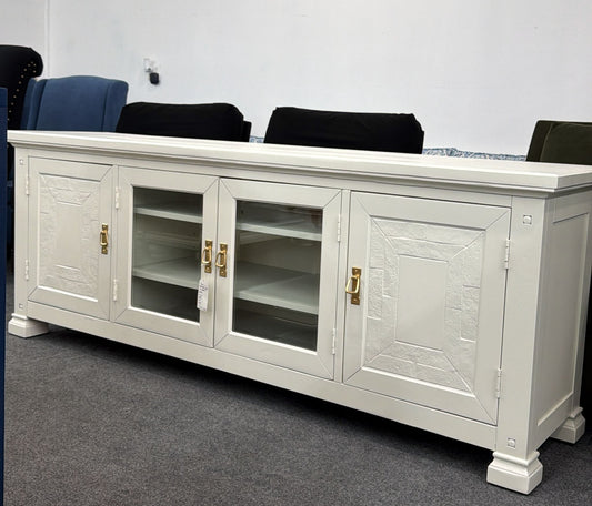 Beautiful cream tv stand