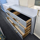 6 drawers gray dresser