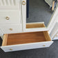 American signature whit3 lacquered chest/armoire