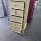 Pale yellow lacquered lingerie chest