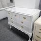 Queen Ann light gray vintage dresser