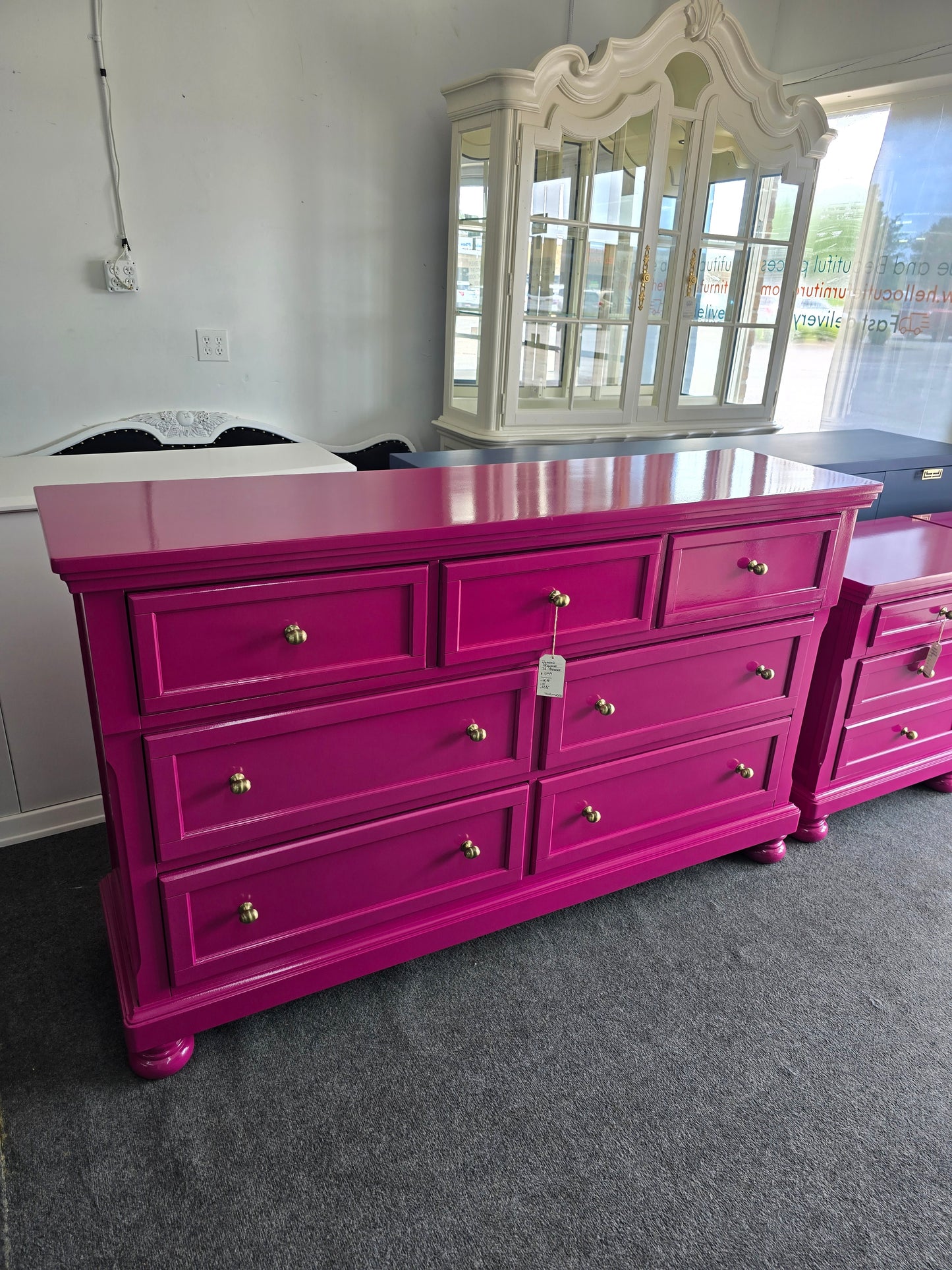 Pink lacquered gorgeous dresser