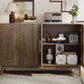 Modern walnut sideboard- new
