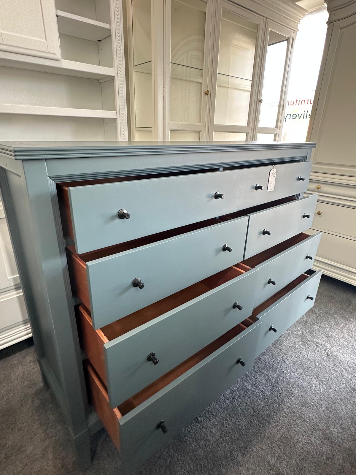 American signature dark blue dresser