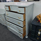 Antique blue Lacquered chest