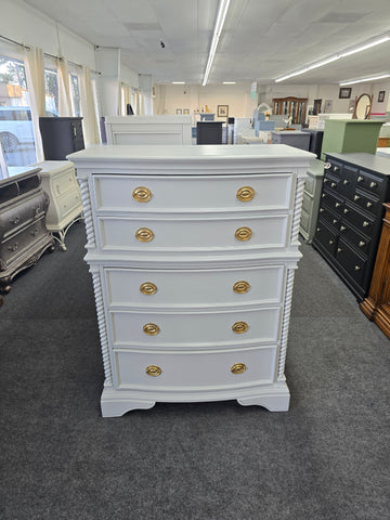 Solid wood Icy 5 drawers chest