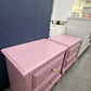 Purple cute pair of nightstands