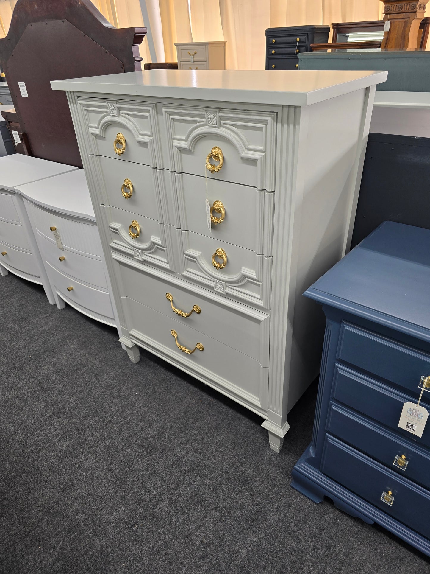 Vintage gray chest