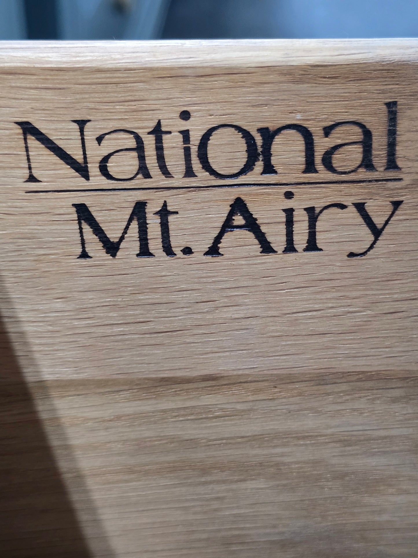 Vintage gray National Mt Airy dresser