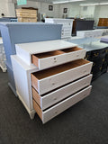 Baker lacquered white dresser