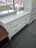 Stanley Regency white dresser