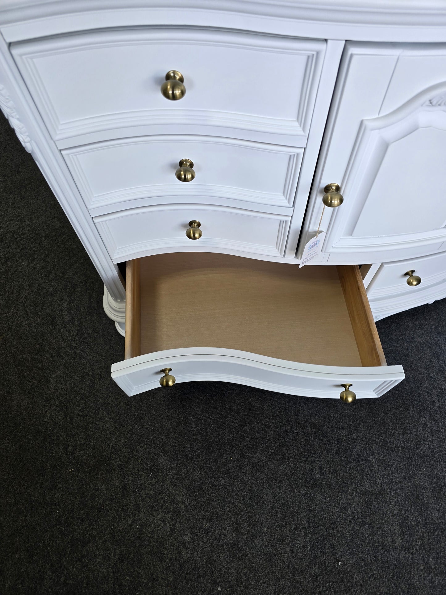 Super cute white girlie dresser