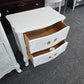 Bassett french provincial white nightstand