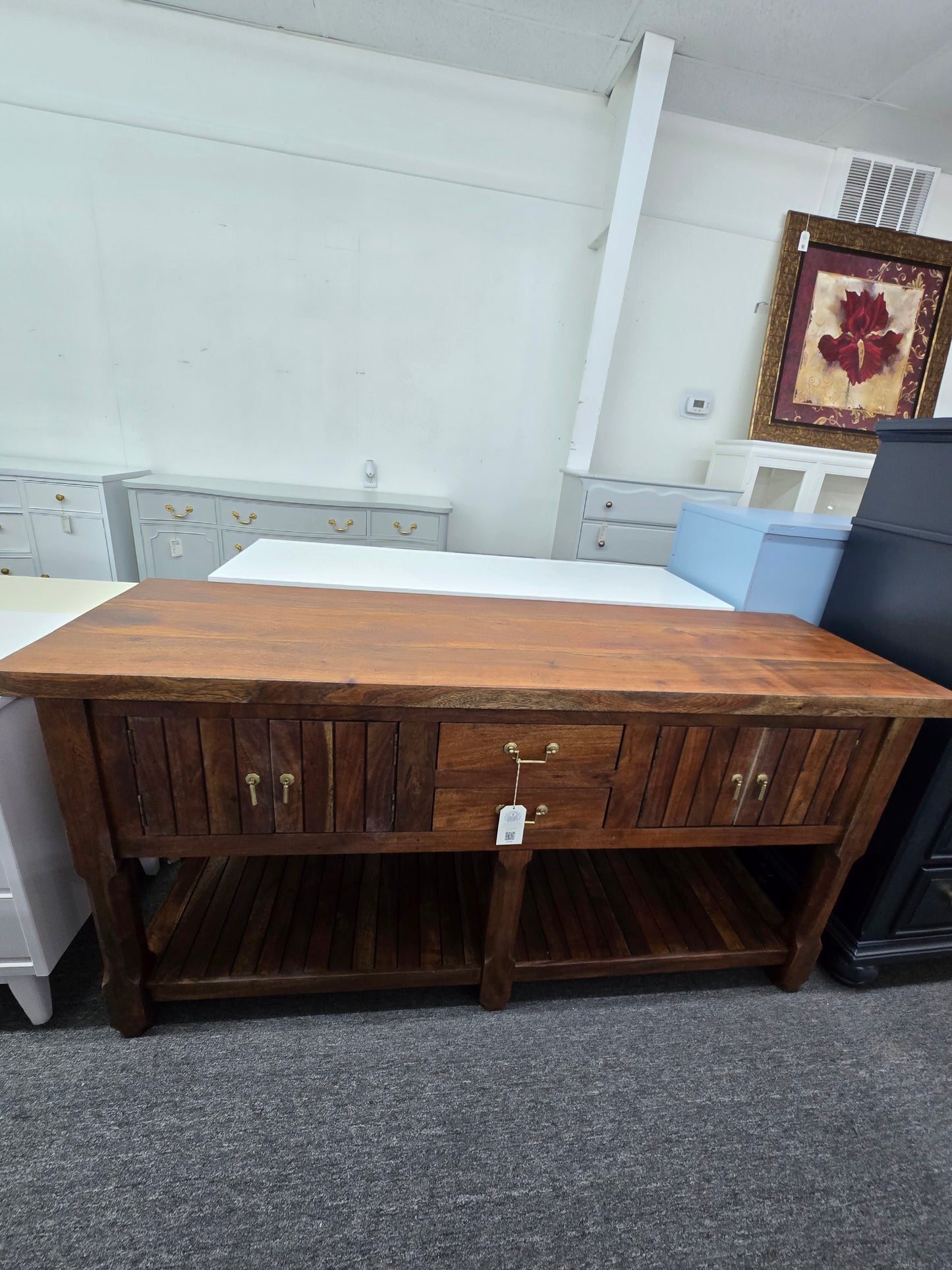 Solid wood Rustic buffet