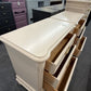 Bernhardt cream lacquered pair of nightstands