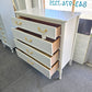 Faux Bamboo off white chest