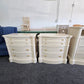 Gorgeous off white set of 2 nightstands